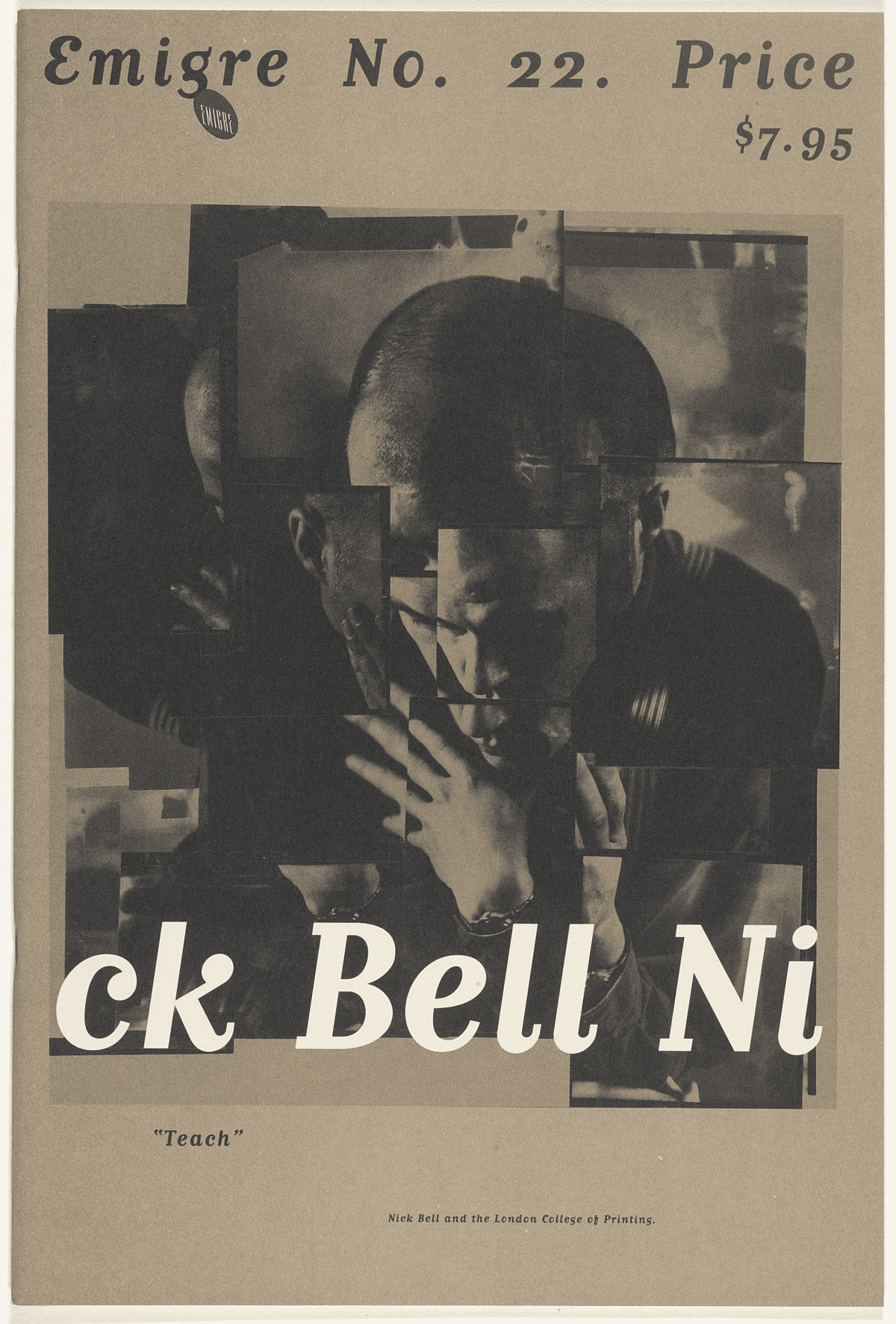 Poster reference: Emigre cover study