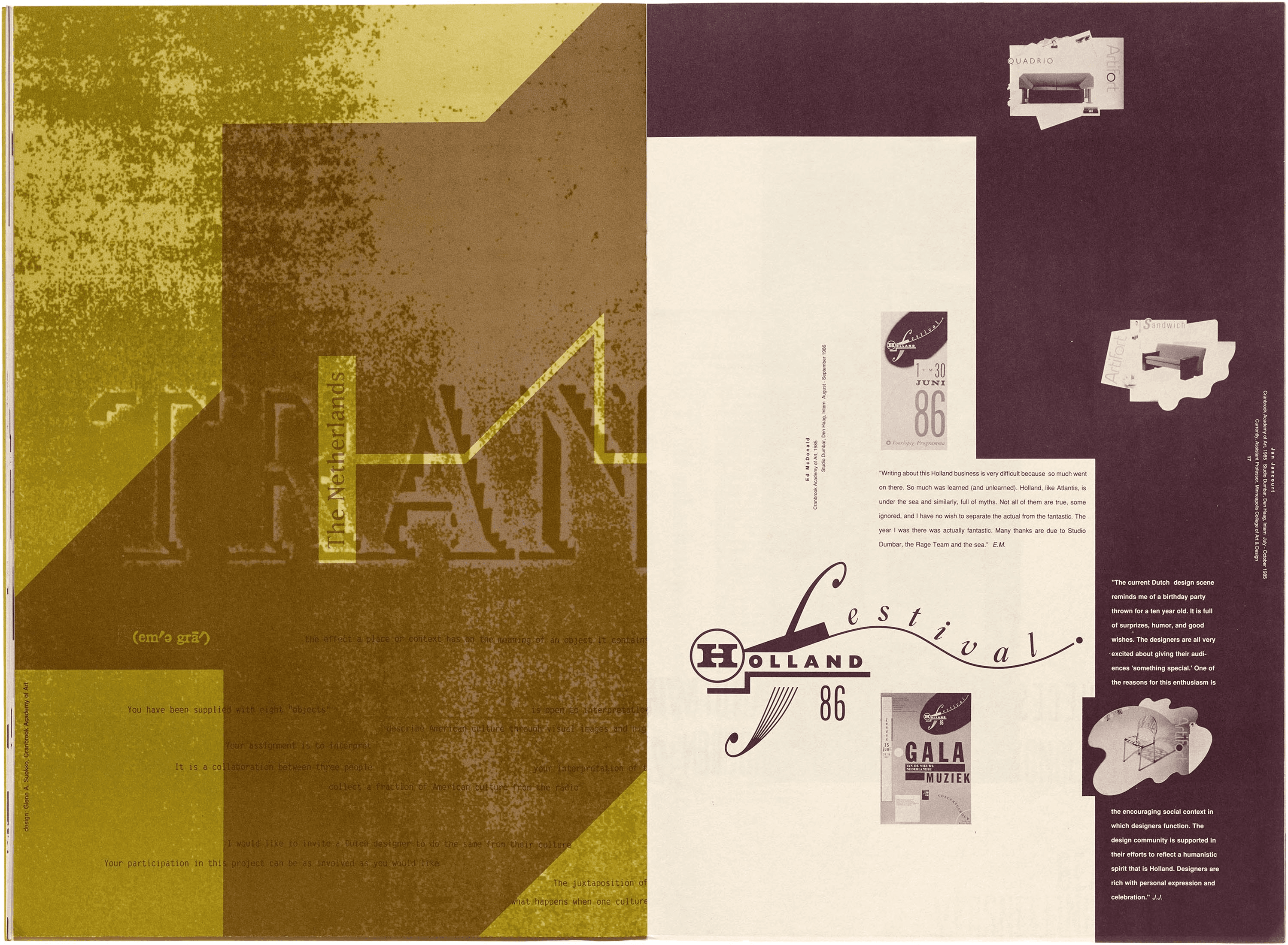 Poster reference: layered exhibition sheet