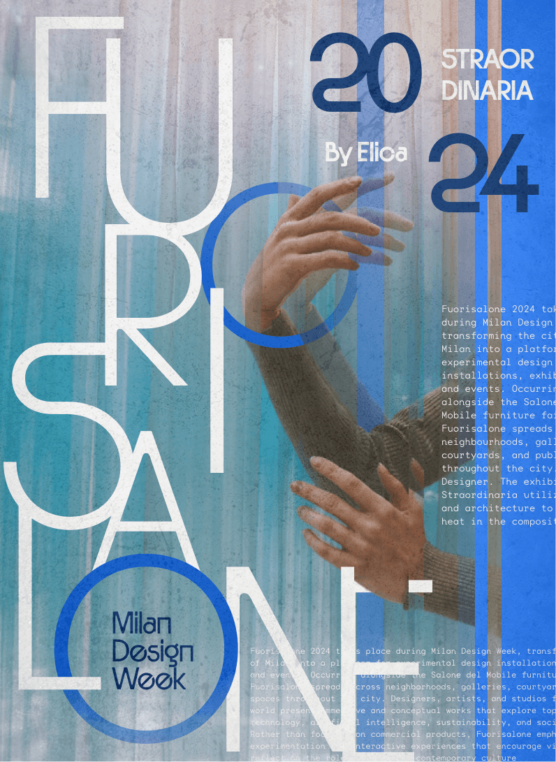 Fuorisalone 2024 Milan Design Week poster