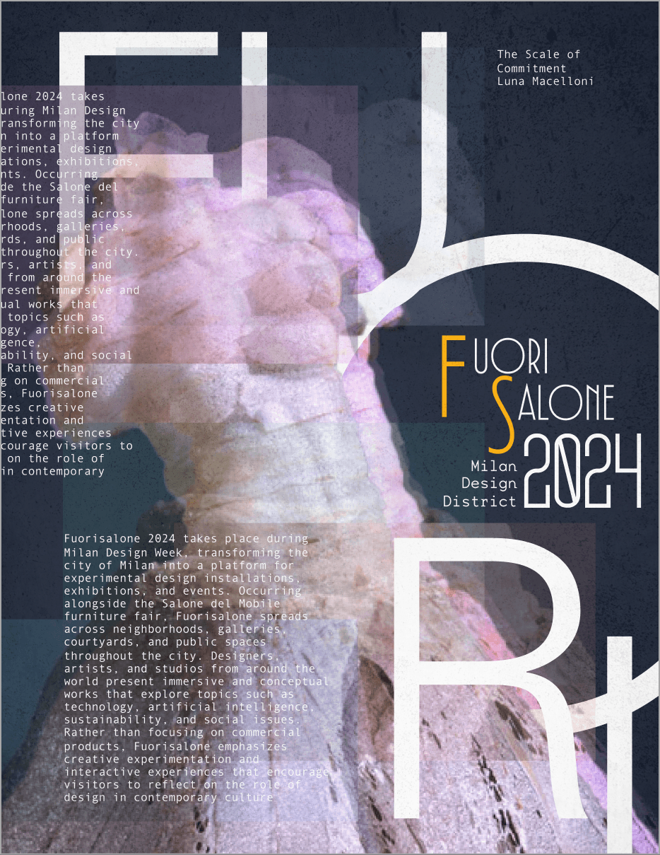 Fuorisalone showcase poster